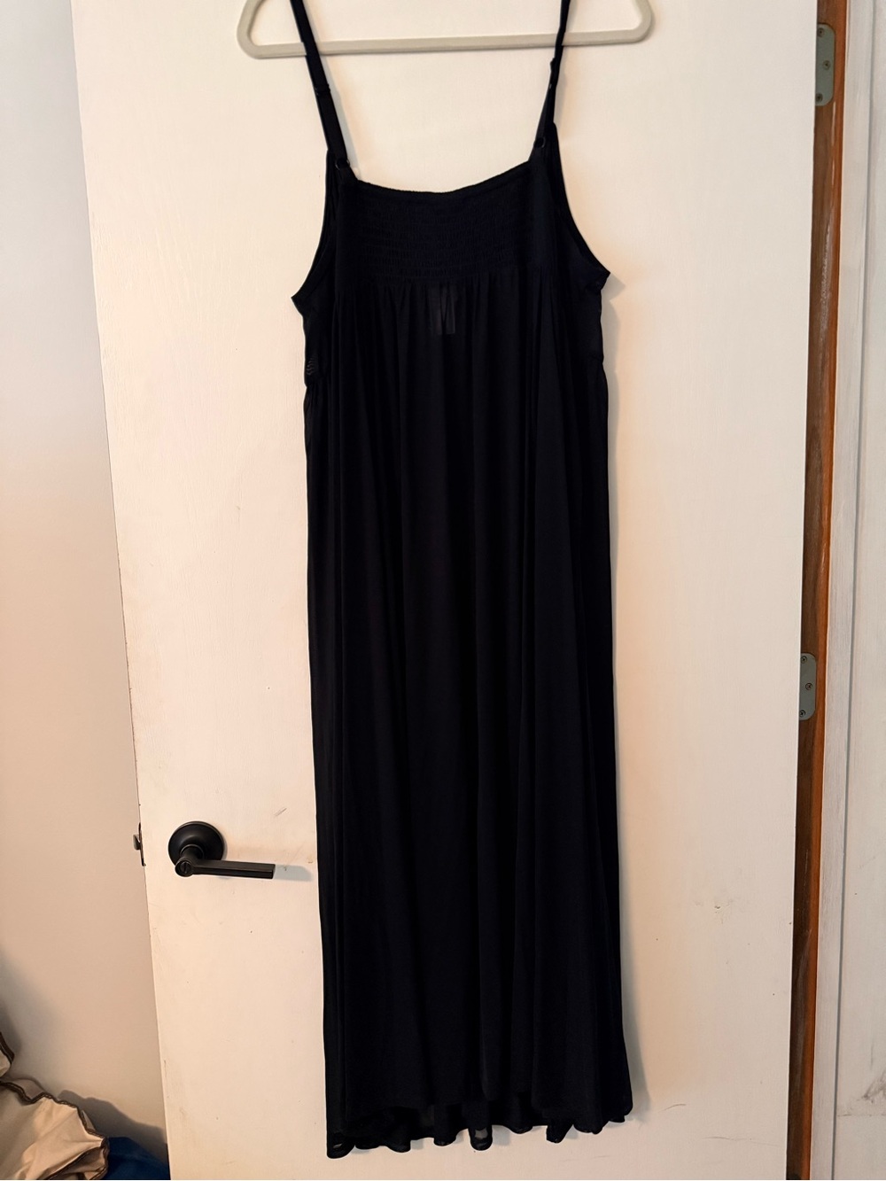 torrid Black Maxi Cover Up Dress with Spaghetti Straps - Picture 3 of 5